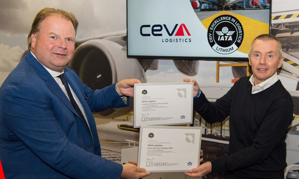 CEVA Logistics first to receive IATA CEIV Lithium Battery certification