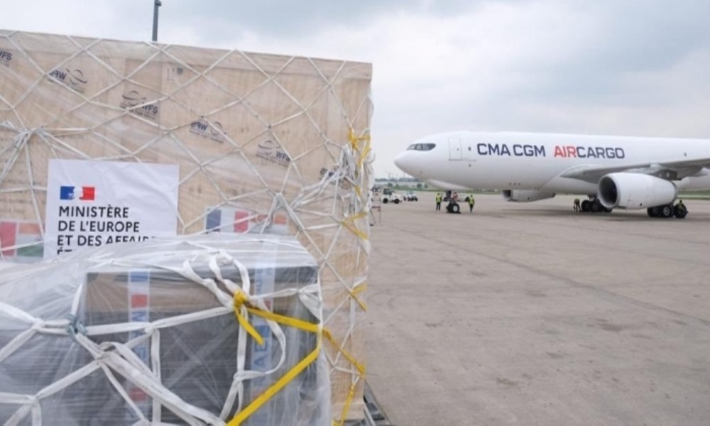 CMA CGM AIR CARGO delivers 28 tonnes of medical supplies in its maiden flight to India CMA CGM AIR CARGO delivers 28 tonnes of medical supplies in its maiden flight to India