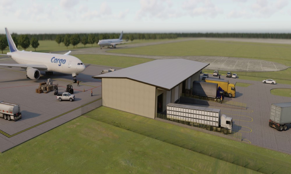 Chennault International Airport breaks ground for new $4 million air cargo facility