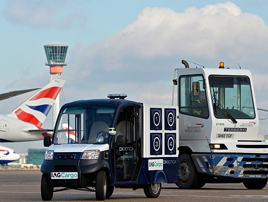 IAG Cargo conducts first airside trial of a self-driving vehicle at Heathrow