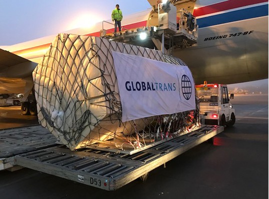 Cargolux flies hi-tech measuring buoys to China