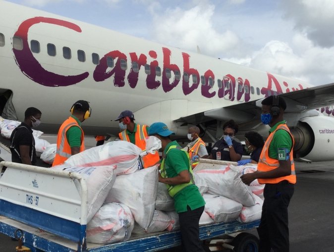 Caribbean operates its first cargo only charter flight