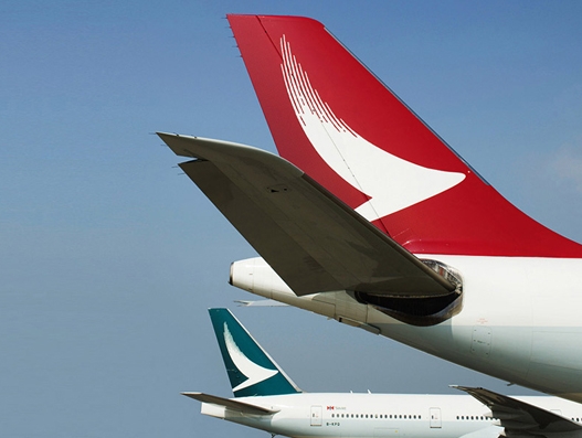 Cargo volume continues to increase for Cathay Pacific in April this year