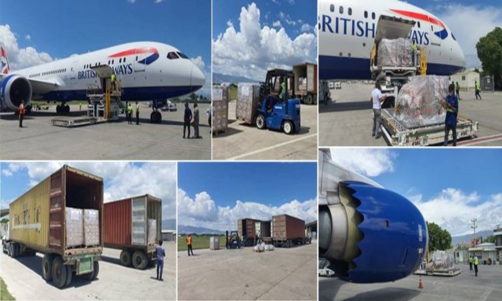 Chapman Freeborn flies over 60 tonnes of election material to Haiti Chapman Freeborn flies over 60 tonnes of election material to Haiti