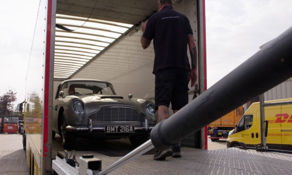 DHL delivers eight original James Bond vehicles for exhibition