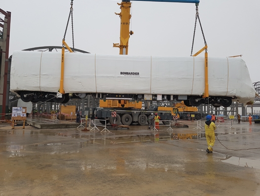 DHL delivers 47 Bombardier train sets for Riyadhs new metro line