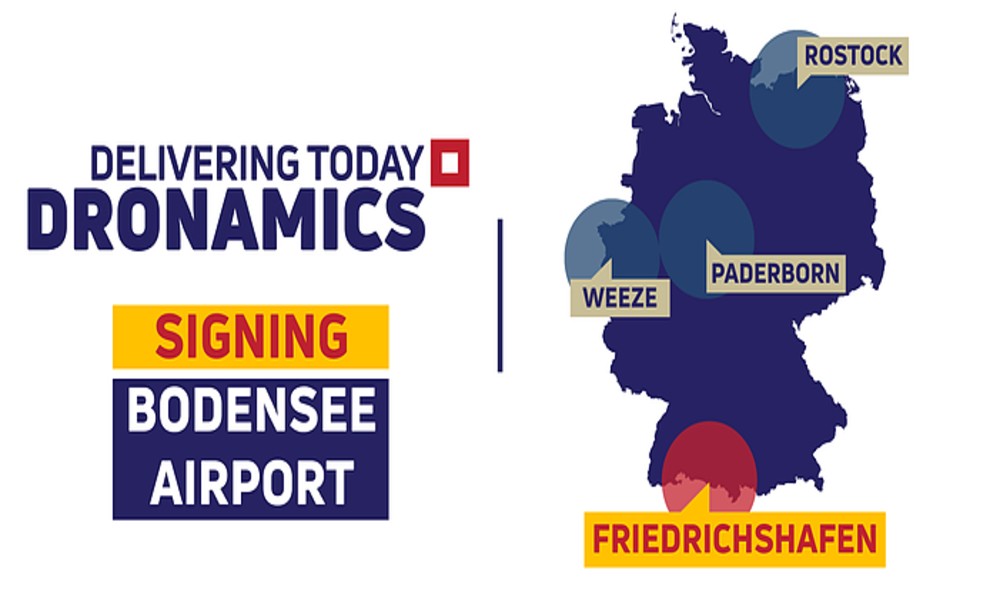 DRONAMICS announces Bodensee-Airport Friedrichshafen as its fourth airport partner