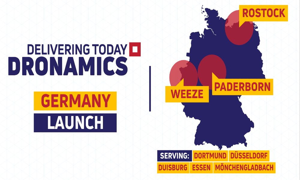 DRONAMICS names three new airports in Germany as part of European Droneport Network DRONAMICS names three new airports in Germany as part of European Droneport Network