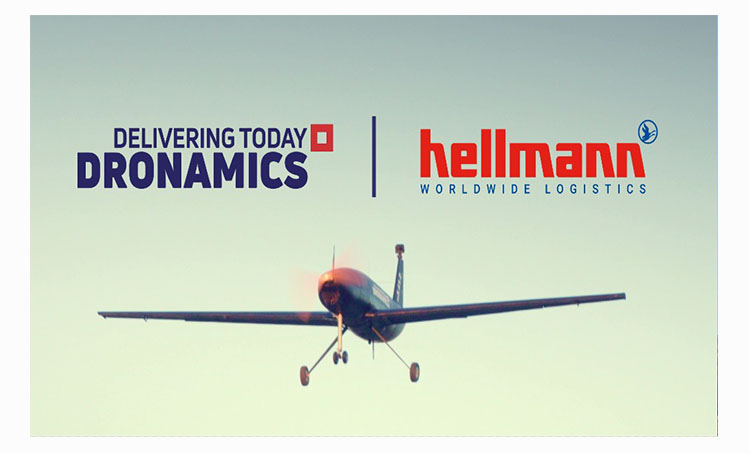 DRONAMICS, Hellmann partner to transport time-critical goods via drones across Europe