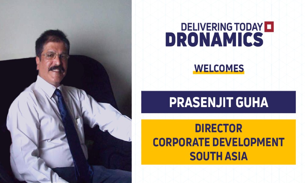 DRONAMICS appoints Prasenjit Guha as Director of Corporate Development, South Asia