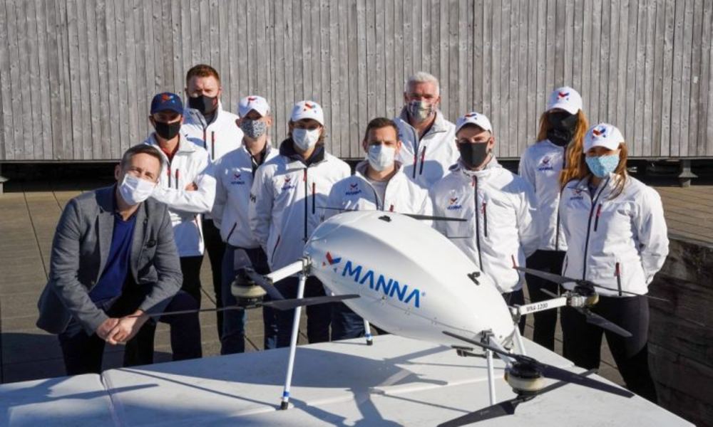 Drone delivery startup Manna raises $25 million to scale up operations