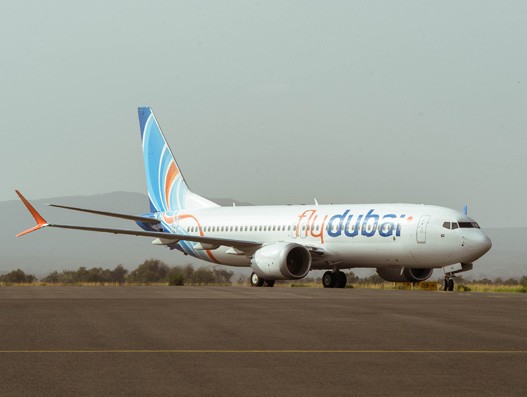 Flydubais debut flight touches down at Kilimanjaro airport
