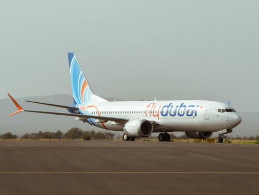 Flydubais debut flight touches down at Kilimanjaro airport Flydubais debut flight touches down at Kilimanjaro airport