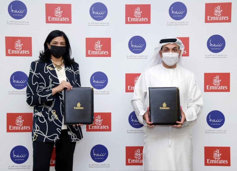 Emirates, Sheraa ink pact to develop startup ecosystem in UAE Emirates, Sheraa ink pact to develop startup ecosystem in UAE