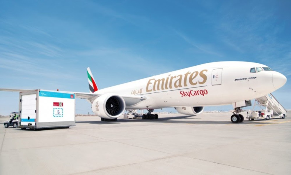 Emirates SkyCargo marks one year of cargo-in-cabin operations; flies more than 3100 flights