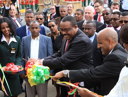 Ethiopian PM cuts the ribbon for Africa’s largest cargo terminal