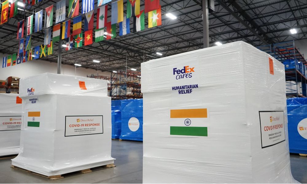 FedEx Express airlifts urgent medical equipment from Newark to Mumbai