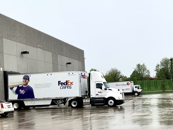 FedEx donates shipping services; ships medical supplies