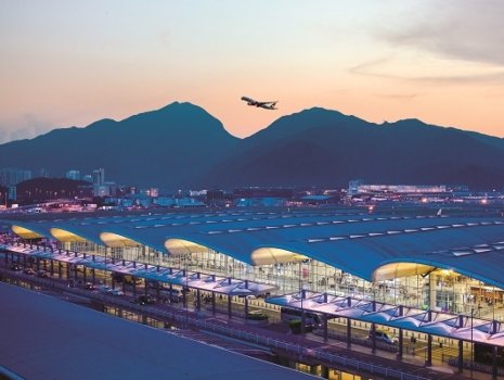 Hong Kong airport reports declined passenger and cargo performances