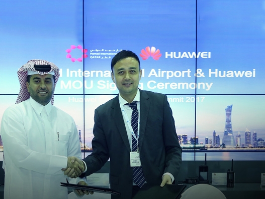 Hamad International Airport sign co-innovation MoU with Huawei