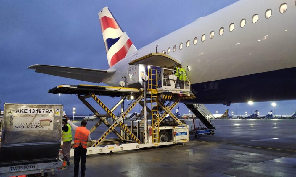 IAG Cargo reports record uplift from Bangalore to London