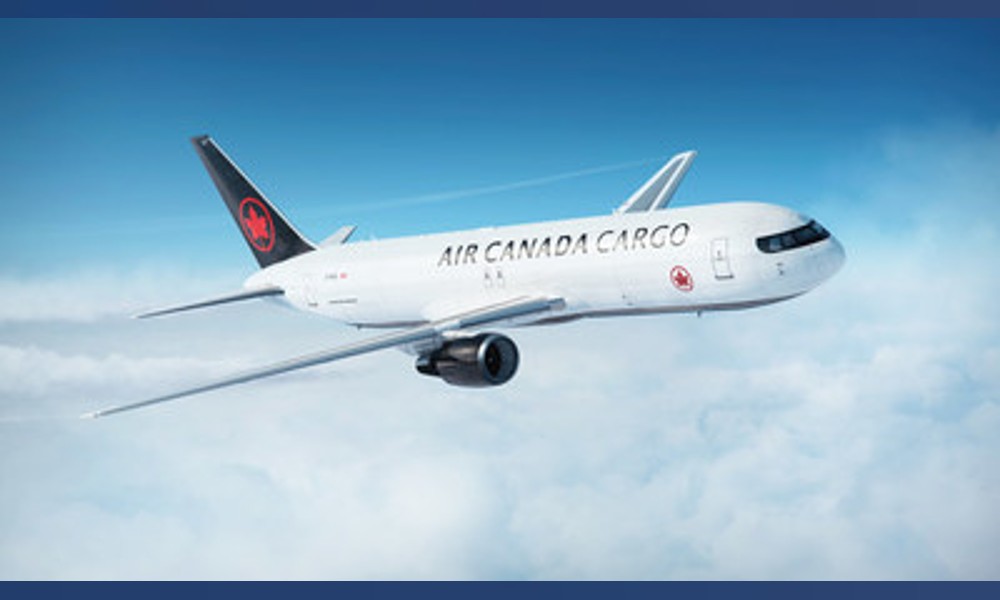 Boeing 767-300ER by Air Canada Cargo began early operations to support supply chain