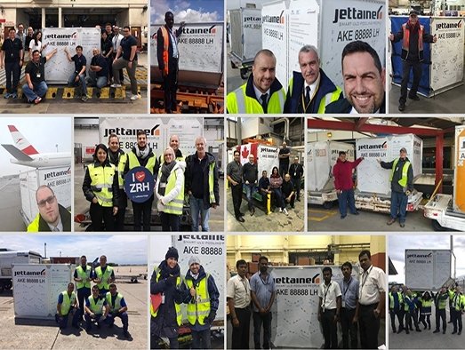 Jettainer’s ‘Lucky’ ULD completes one-year world tour
