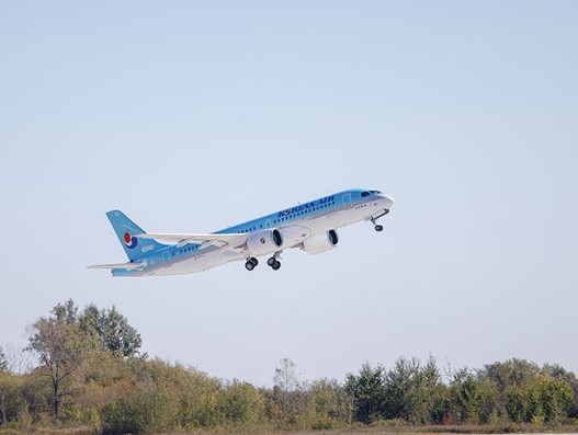 Bombardier delivers first CS300 aircraft to Korean Air Lines