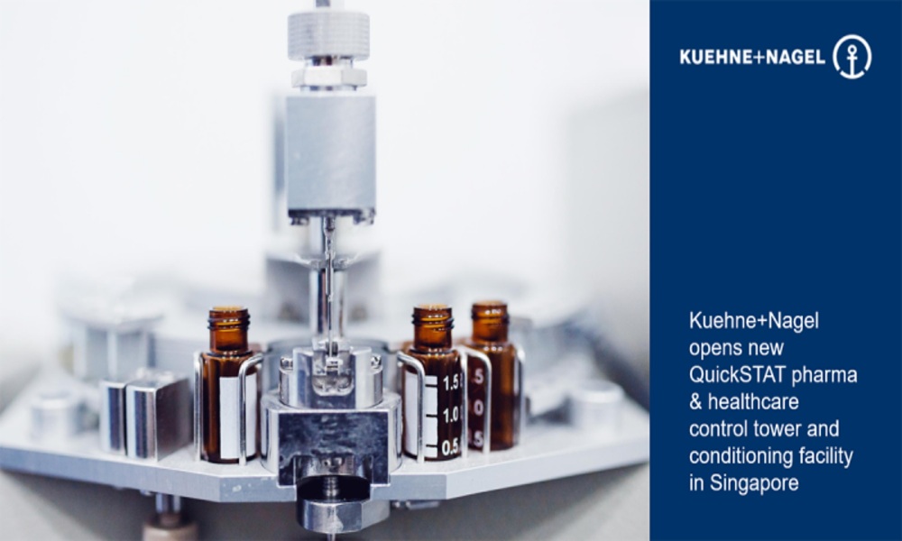 Kuehne+Nagels QuickSTAT opens pharma and healthcare tower in Singapore Kuehne+Nagels QuickSTAT opens pharma and healthcare tower in Singapore