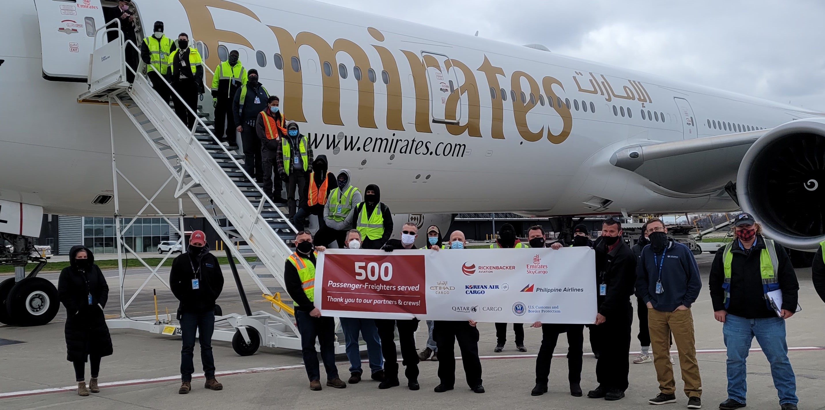 Rickenbacker Airport welcomes its 500th passenger-freighter since May 2020 Rickenbacker Airport welcomes its 500th passenger-freighter since May 2020