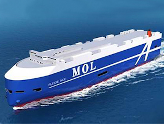 MOL finalises hull logo design for next-generation car carriers “FLEXIE”