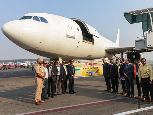 First cargo flight carrying perishables arrived in Mumbai from Kabul