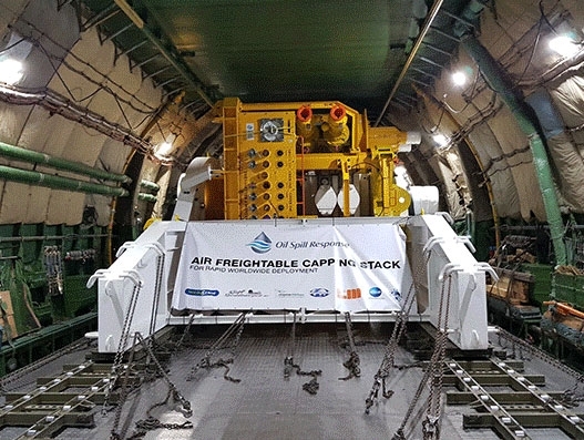Oil Spill Response completes air transport test flight for subsea capping stacks Oil Spill Response completes air transport test flight for subsea capping stacks