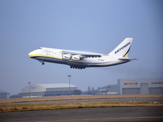 ANTONOV Airlines transports giant helicopter from its new UK headquarters