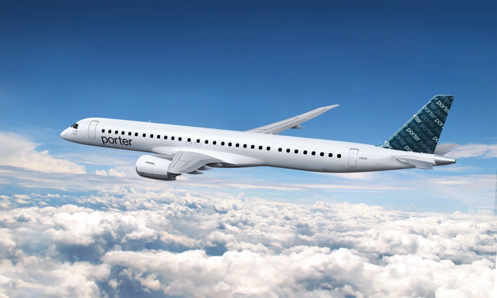 Porter Airlines orders 80 Embraer E195-E2s for service expansion Porter Airlines orders 80 Embraer E195-E2s for service expansion