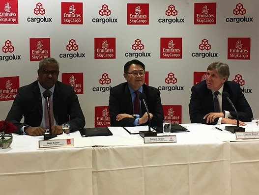 Emirates Sky Cargo and Cargolux sign MoU for cargo operations