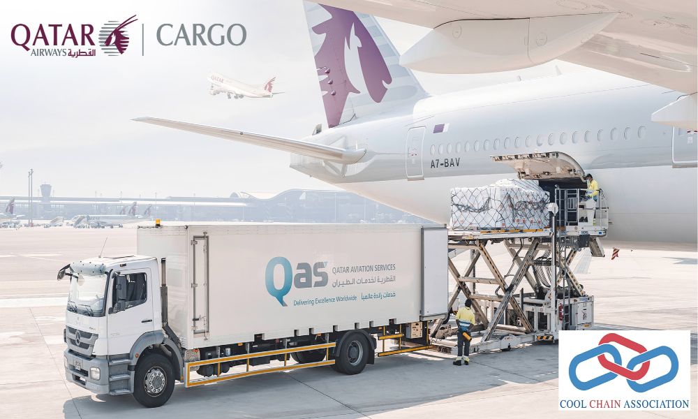 Qatar Airways Cargo joins Cool Chain Association to increase sustainability Qatar Airways Cargo joins Cool Chain Association to increase sustainability