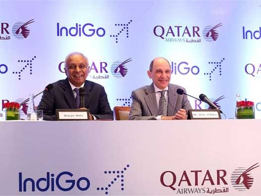 Qatar Airways & IndiGo strengthen ties with codeshare agreement Qatar Airways & IndiGo strengthen ties with codeshare agreement
