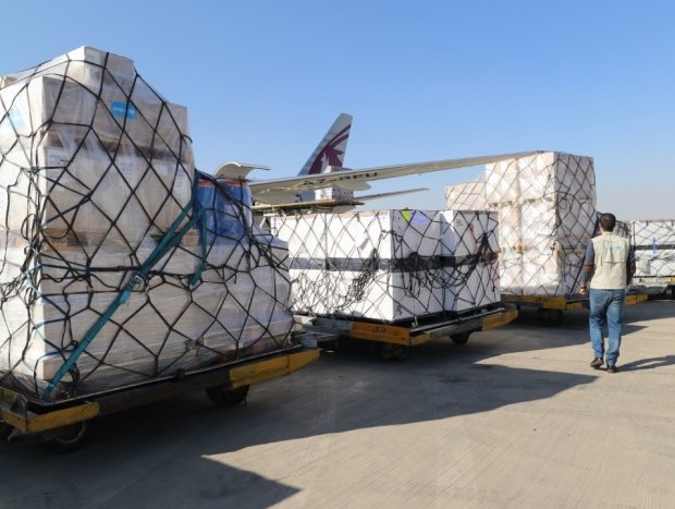 Qatar supports UNICEF by delivering medical supplies to Iran