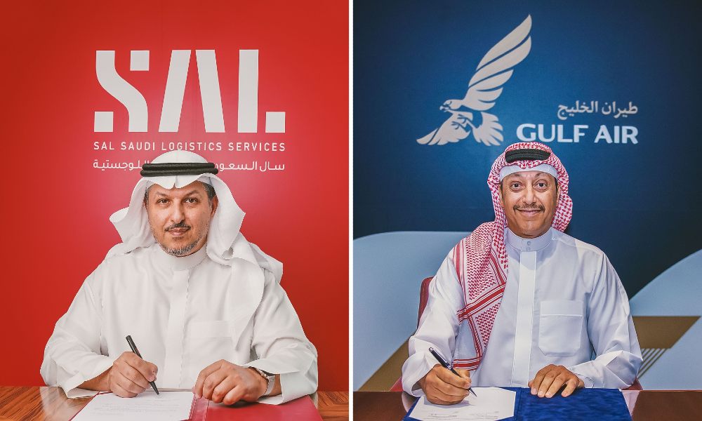 SAL and Gulf Air sign cargo logistics partnership agreement SAL and Gulf Air sign cargo logistics partnership agreement