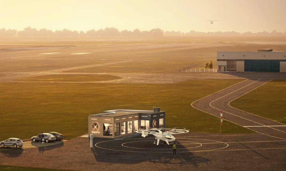 Skyports announces to develop Europe’s first test vertiport in France