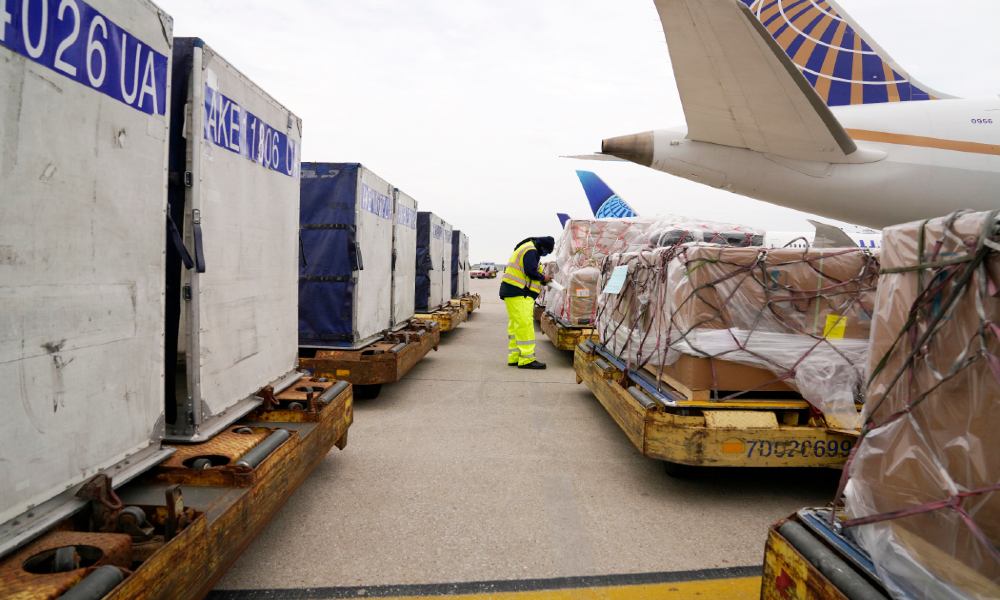 United Cargo transports ventilators from Chicago to Delhi on behalf of USICOC