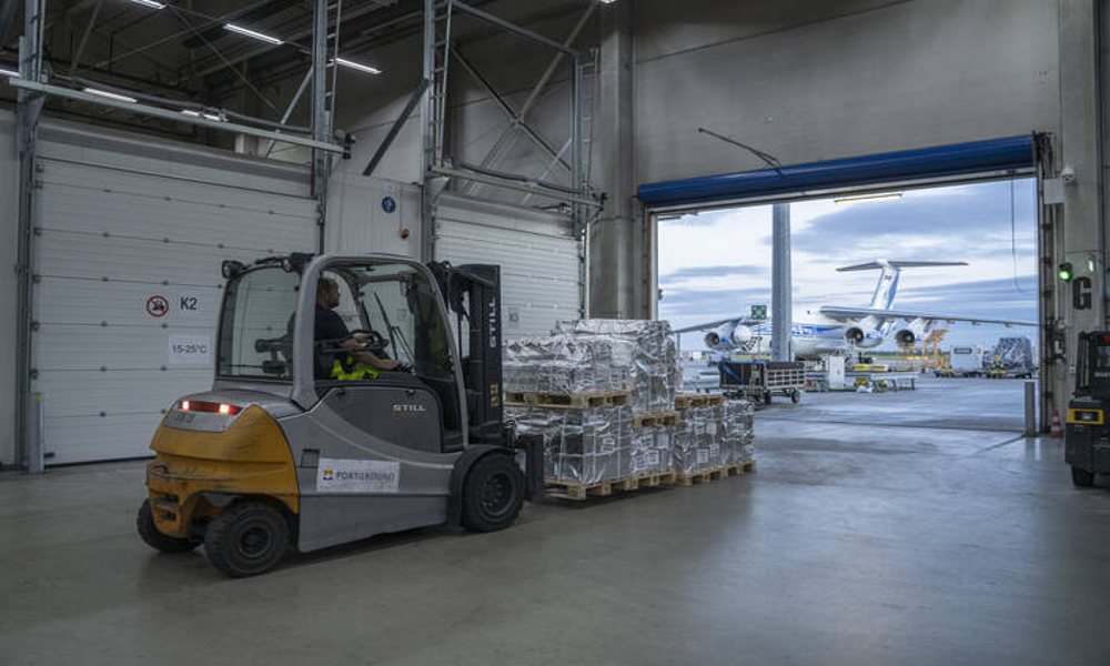 Volga-Dnepr flies vaccine from Leipzig/Halle Airport to Turkmenistan