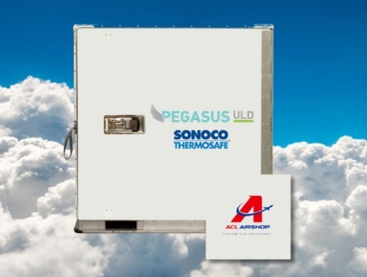 ACL Airshop to handle and repair Sonoco ThermoSafe’s Pegasus ULDs