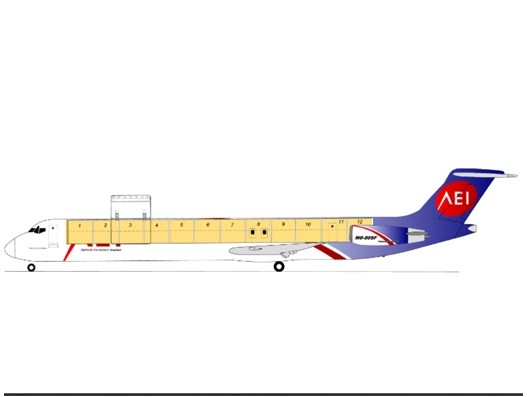 Aeronaves to get three MD-83SF freighter conversions next month