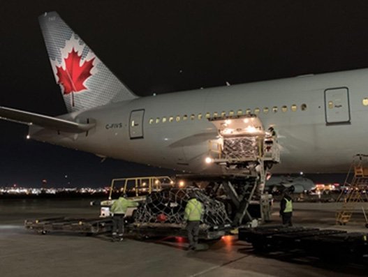 Air Canada deploys its passenger planes as freighters