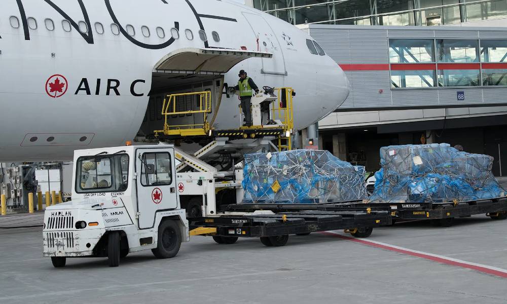 Air Canada marks major milestone, operates its 3000th cargo-only flight