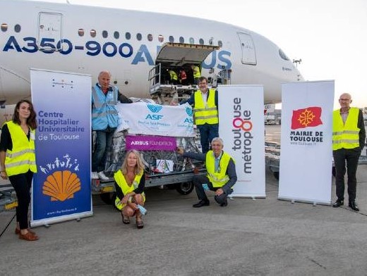 Airbus Foundation, partners deliver humanitarian aid to Beirut Airbus Foundation, partners deliver humanitarian aid to Beirut