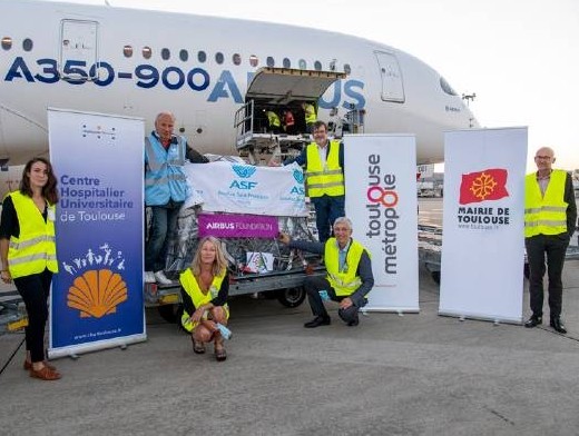 Airbus Foundation, partners deliver humanitarian aid to Beirut