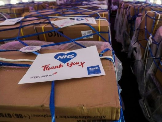Airlines continue to optimise cabins for NHS supplies Airlines continue to optimise cabins for NHS supplies